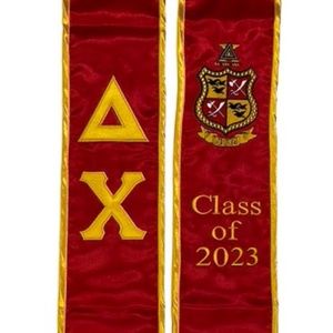 Delta Chi class of 2025 Graduation Sash Stole